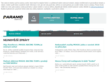 Tablet Screenshot of paramo.cz